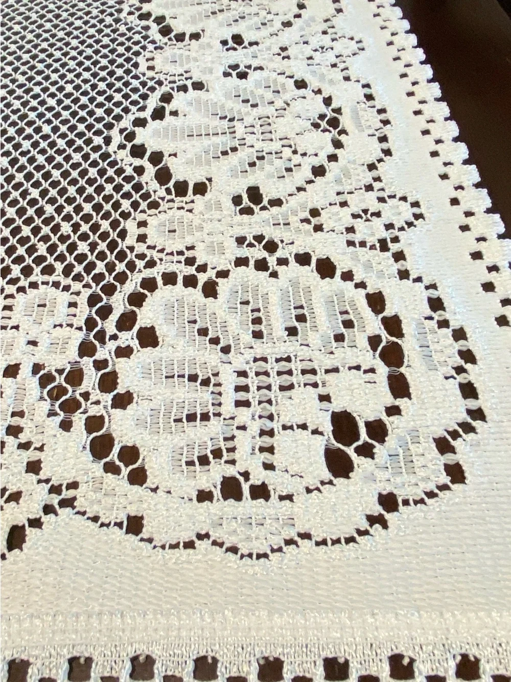 Vintage Lace Table Overlay